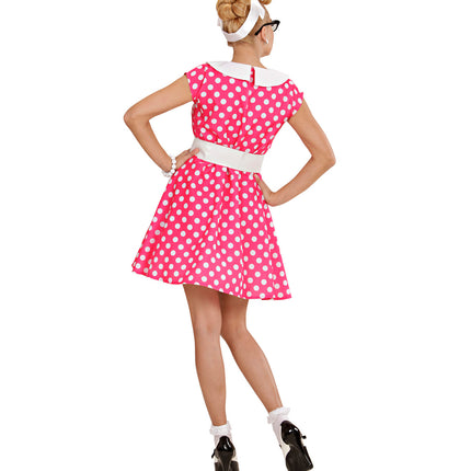 Widmann SRL Roze Rock & Roll jurkjes uit de 50er jaren