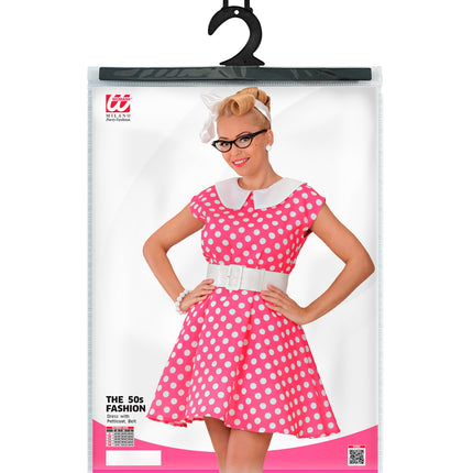 Widmann SRL Roze Rock & Roll jurkjes uit de 50er jaren