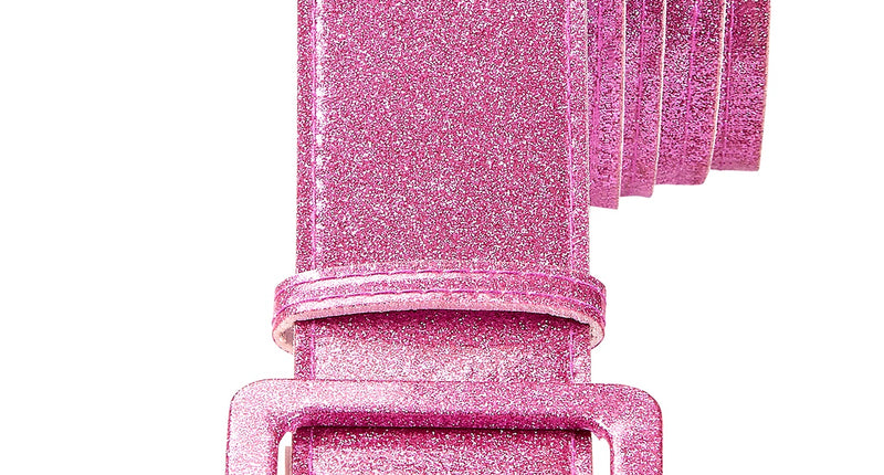 Widmann SRL Roze showriem met glitters