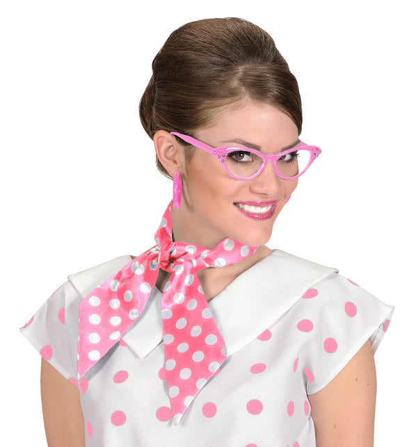 Widmann SRL Roze sjaaltje met stippen