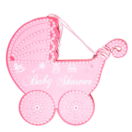 Widmann SRL Roze slinger met kinderwagentjes