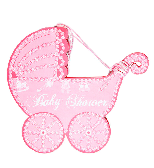 Widmann SRL Roze slinger met kinderwagentjes