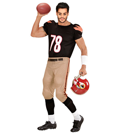 Widmann SRL Rugby pak American footballer kostuum