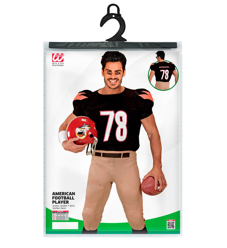 Widmann SRL Rugby pak American footballer kostuum