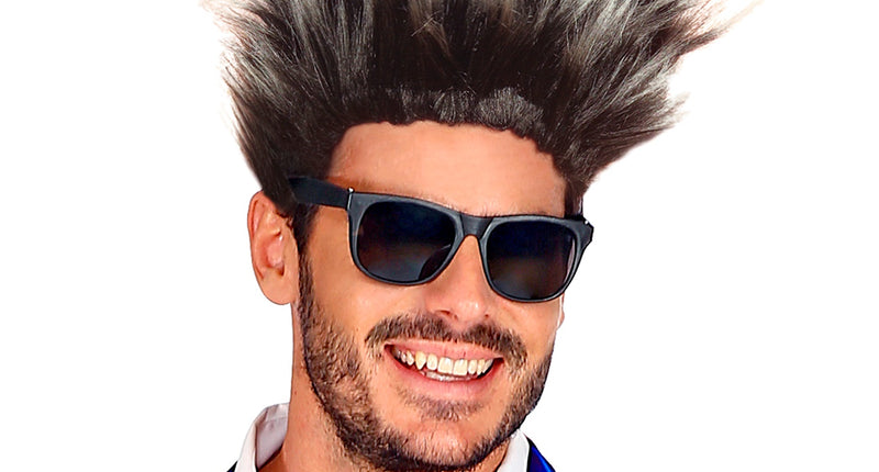 Widmann SRL Rugby pruik Max grijs