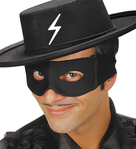 Widmann SRL Ruiter masker zwart volwassenen