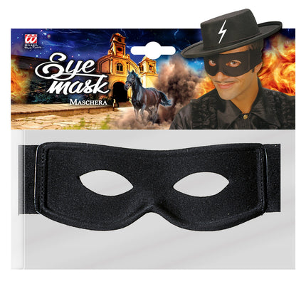 Widmann SRL Ruiter masker zwart volwassenen