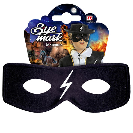 Widmann SRL Ruiter Zorro masker zwart kind