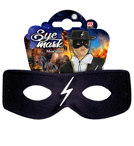 Widmann SRL Ruiter Zorro masker zwart kind