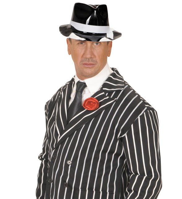 Widmann SRL Satijn zwarte stropdas