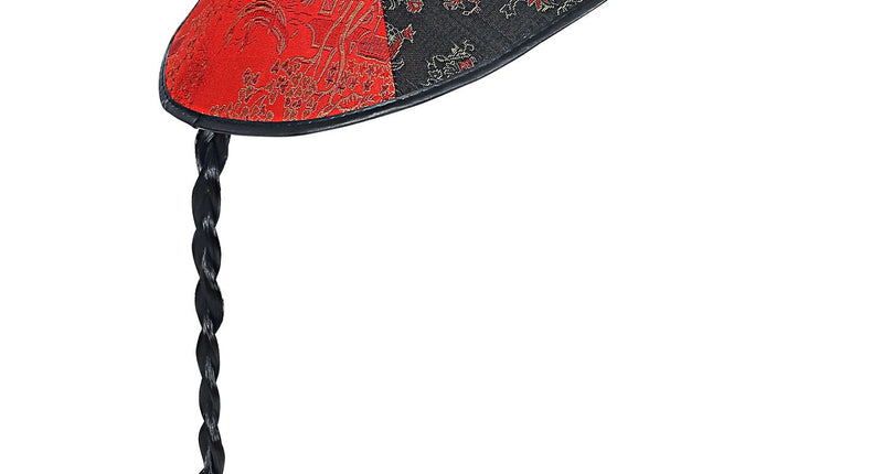 Widmann SRL Satijnen hoed Chinese man met staartjes