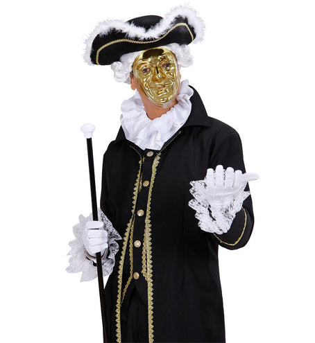 Widmann SRL Satijnen kraag wit