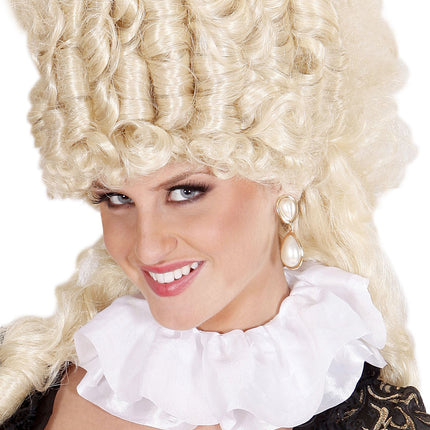 Widmann SRL Satijnen kraag wit