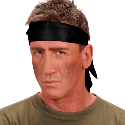 Widmann SRL Satijnen zwarte sjaaltje