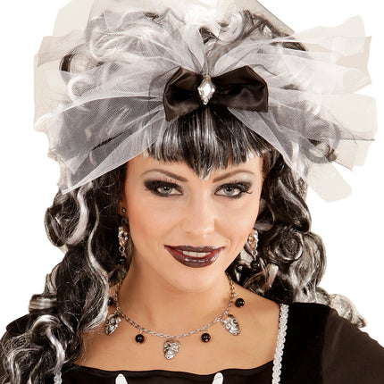 Widmann SRL Schedel ketting met oorbellen