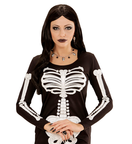 Widmann SRL Schedel ketting met oorbellen