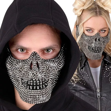 Widmann SRL Schedelmasker strass Mees