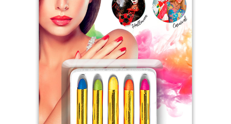 Widmann SRL Schmink stiften  5 kleuren