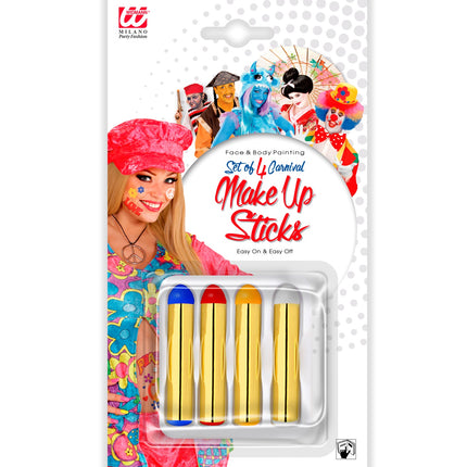 Widmann SRL Schminkstiften Jumbo Set Van 4