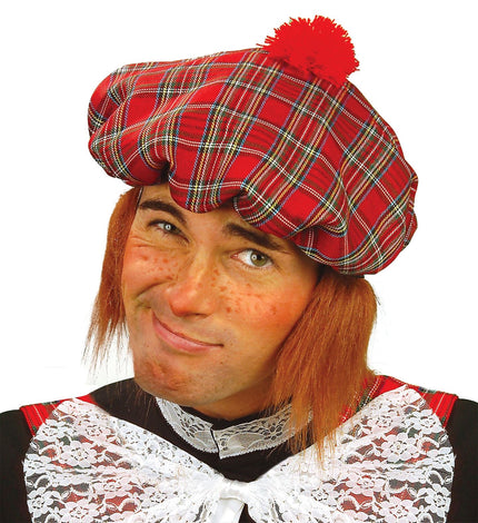Widmann SRL Schotse baret muts met haar