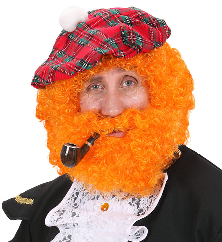 Widmann SRL Schotse pruik oranje krullen