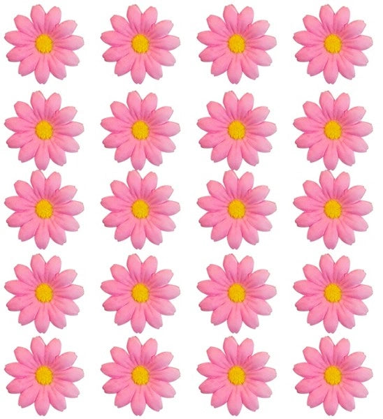 Widmann SRL Set van 20 decoratieve roze bloemen Roos