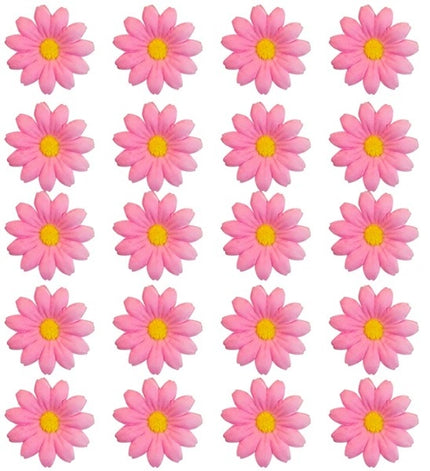 Widmann SRL Set van 20 decoratieve roze bloemen Roos