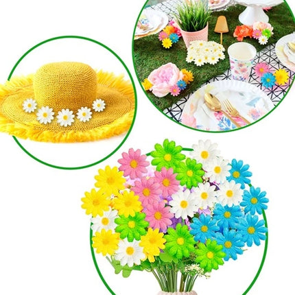 Widmann SRL Set van 20 decoratieve roze bloemen Roos