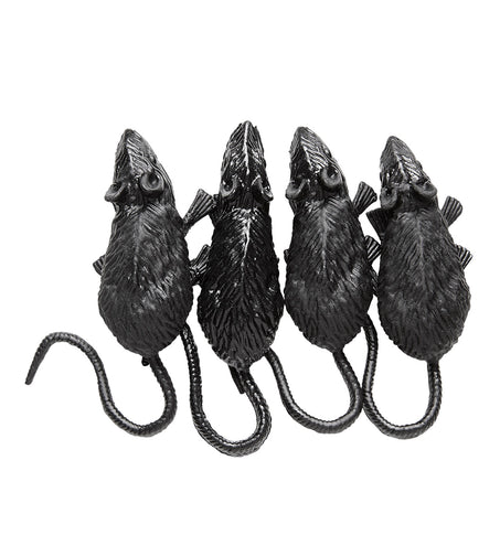 Widmann SRL Set van 4 muizen 9cm