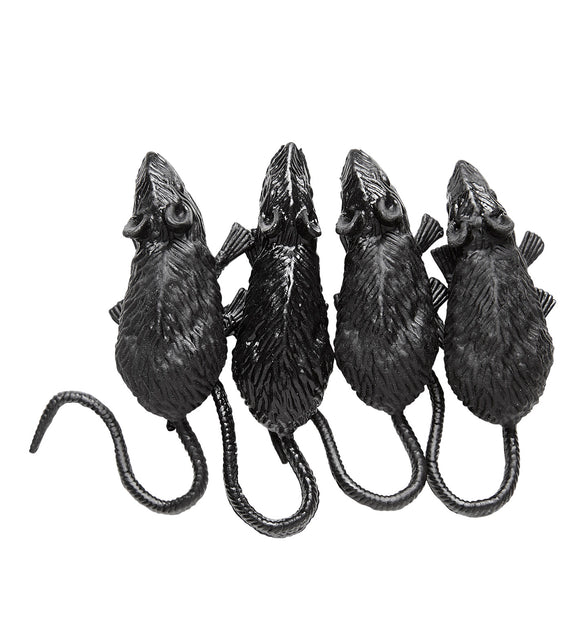 Widmann SRL Set van 4 muizen 9cm