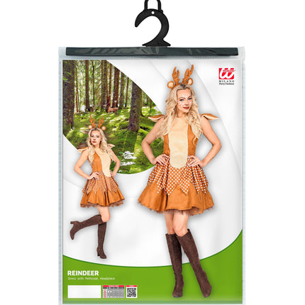 Widmann SRL Sexy rendier jurk met petticoat