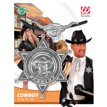 Widmann SRL Sherriff ster en ketting cowboy