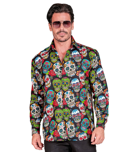 Widmann SRL Shirt day of the dead Skully