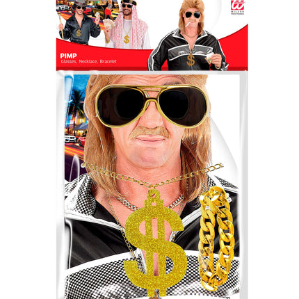 Widmann SRL Sieraden set fout feest