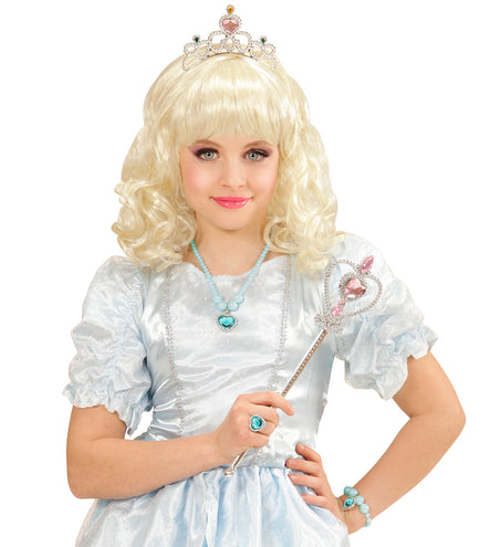 Widmann SRL Sieraden set kinderen azuur blauw