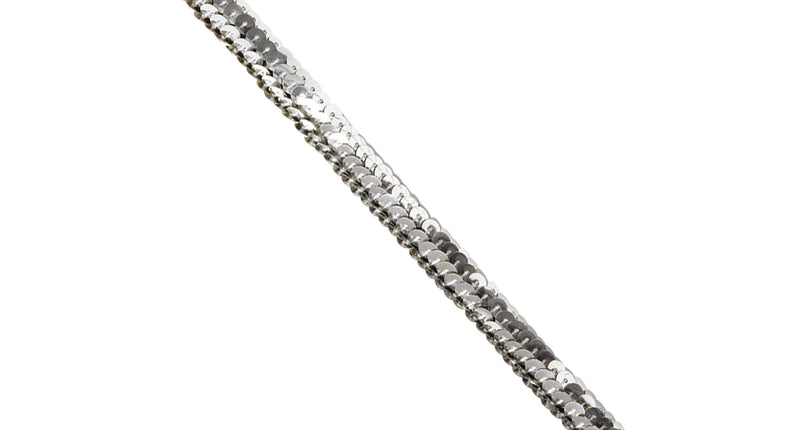 Widmann SRL Sigarettenhouder zilver pailletten