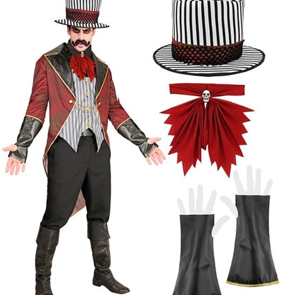 Widmann SRL Sinistere circusdirecteur kostuum Gijs heren