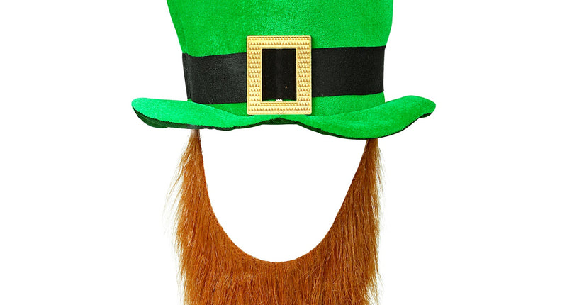 Widmann SRL Sint Patrick's hoge hoed met baard