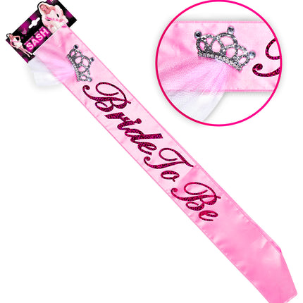 Widmann SRL Sjerp dubbellaags satijn  "Bride To Be"