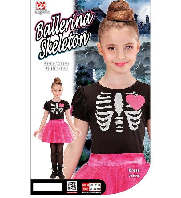 Widmann SRL Skelet ballerina jurkje meisje