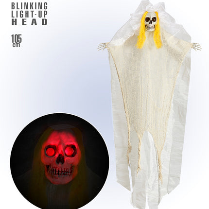 Widmann SRL Skelet Bruid hangdeco 105cm