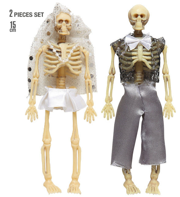 Widmann SRL Skelet bruidspaar halloween deco