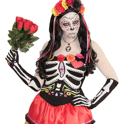 Widmann SRL Skelet handschoenen extra lang 50cm