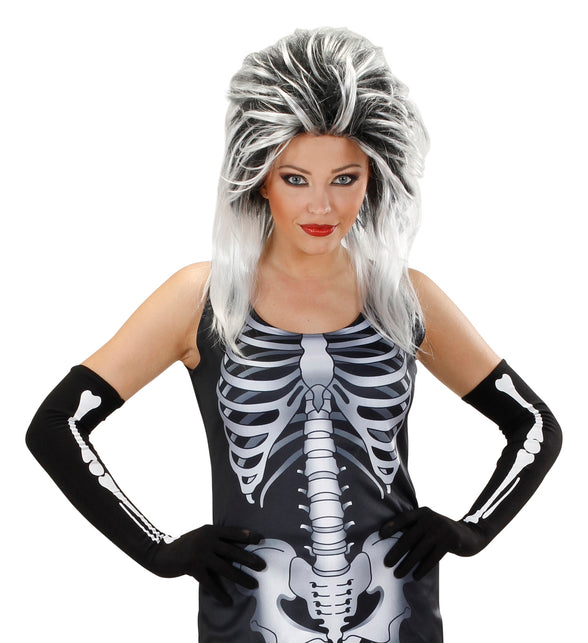 Widmann SRL Skelet handschoenen met botten lang