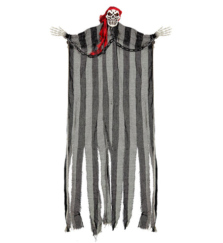 Widmann SRL Skelet Piraat Met Ketens decoratie 92cm