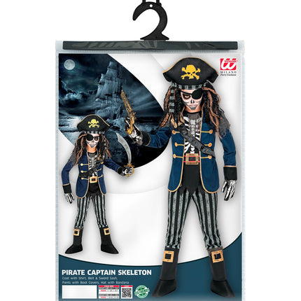 Widmann SRL Skelet piraten pak kinderen