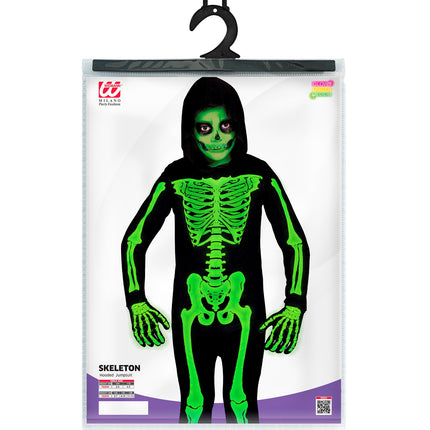 Widmann SRL Skelet voor jongens en meisjes groen