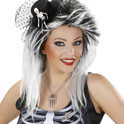 Widmann SRL Skelethand broche sieraden met robijn