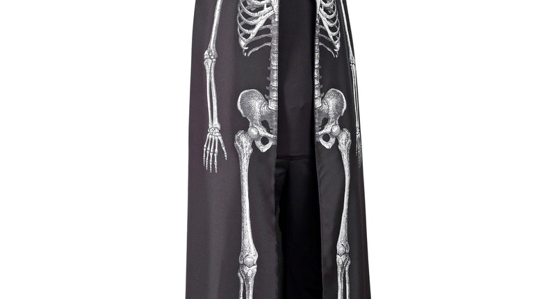 Widmann SRL Skeleton cape met capuchon zwart