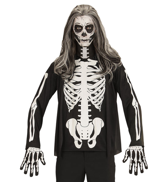 Widmann SRL Skeleton shirt voor Halloween